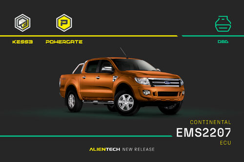 Najnowsze wiadomości o KESS3 Aktualizacja 3.29: Wirtualny protokół odczytu OBD dla ECU Continental EMS2207 na pickupach Ford Ranger