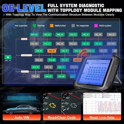 XTOOL D9SPro ECU Coding Program Automotive Diagnostic Tool Key Programming 42+ Resets All Key lost Upgraded of XTOOL D9P