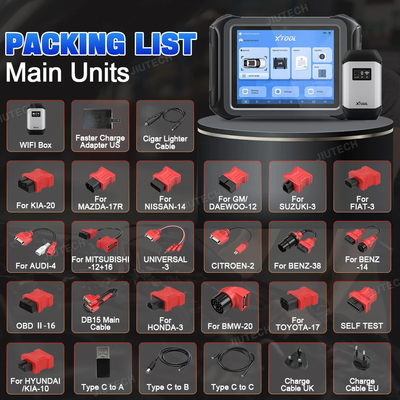 XTOOL D9SPro ECU Coding Program Automotive Diagnostic Tool Key Programming 42+ Resets All Key lost Upgraded of XTOOL D9P