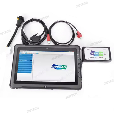 F110 tablet + for Doosan Diagnostic Tool DDT SCR+DPF+G2 DCU+G2 ECU+G2 Scan DD ECU software package +keygen