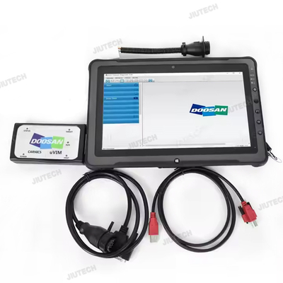 F110 tablet + for Doosan Diagnostic Tool DDT SCR+DPF+G2 DCU+G2 ECU+G2 Scan DD ECU software package +keygen