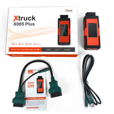 Xtruck X005 Plus Auto Truck Diagnostic Tool Handled OBD2 Scanner Support Dpf Regeneration for Sinotruck