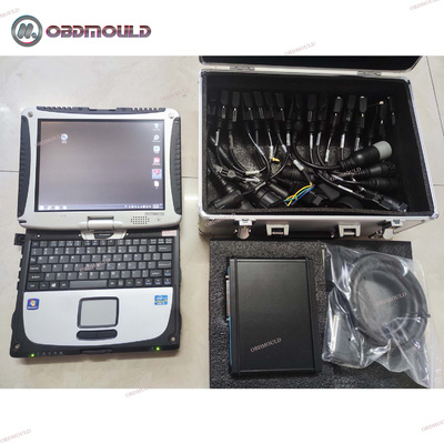 For Jaltest Link Heavy Duty Truck Diagnostic Tool Jatest Exzavator Universal Truck Excavator Diagnostic Kit with Toughbook CF19