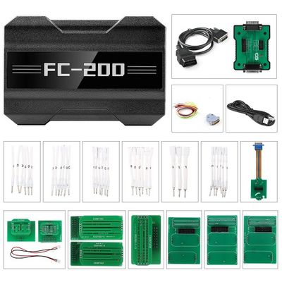 CG FC200 ECU Programmer Full Version With New Adapters Set 6HP & 8HP / MSV90 / N55 / N20 / B48/ B58 and MPC5XX Adapter for EDC16
