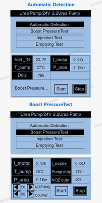 Xtruck Y007 test pressure sensor progress 6.5/2.2 urea pump diagnostic tool