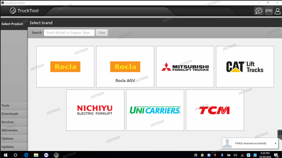 Uniwersalne narzędzie diagnostyczne dla wózków widłowych TruckTool do resetowania AGV Model Service Counter Wizard dla MITSUBISHI, ET, TCM, UNI