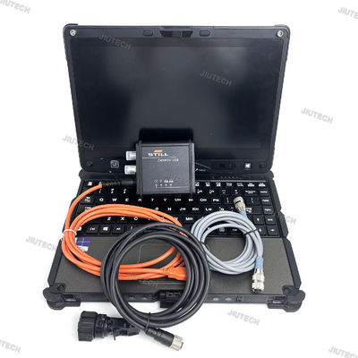 Do ciągłego wózka widłowego 50983605400 Kabel diagnostyczny ciągłego skrzynki ciągłego skrzynki ciągłego linii autobusowej CANBOX 2 Narzędzie diagnostyczne z laptopem Getac