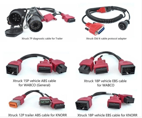 Uniwersalne kable diagnostyczne XTRUCK do podwozi (dla ZF, FAST, EATON)