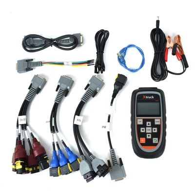 XTRUCK Y006 Euro 6 Truck CAN Diagnostic Tool | NOx, Urea Level, PM & Exhaust Temperature Sensor Tester with CAN Node Search