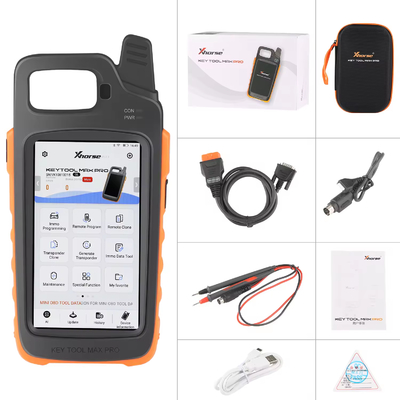 Xhorse VVDI Key Tool Max Pro z MINI OBD Tool Function Wsparcie wielu języków CAN FD/ napięcie i prąd przeciek