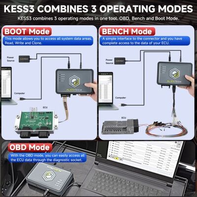Original Alientech KESS V3 KESS3 Master Version ECU and TCU Programming Tool with Car OBD-Bench-Boot LCV Protocol Get Free GODIAG GT100 Pro