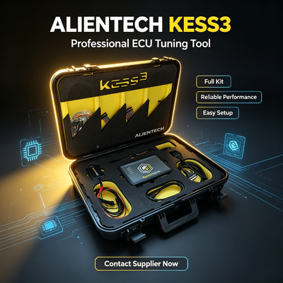 Alientech KESS V3 ECU Tuning Programmer z obsługą wielu protokołów, Master/Slave Upgradable i 10x szybsze przetwarzanie danych