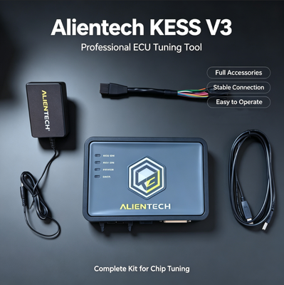 Programator ECU Alientech KESS V3 z 10x szybszym transferem danych, interfejsem w 9 językach i obudową z kompozytu światłowodowego