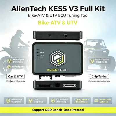 Programator ECU Alientech KESS3 z interfejsem wielojęzycznym, tuningiem OBD, Bench i Boot oraz 1-roczną gwarancją