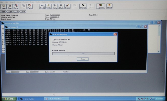 Wyświetlacz oprogramowania XPROG-M V5.3 3