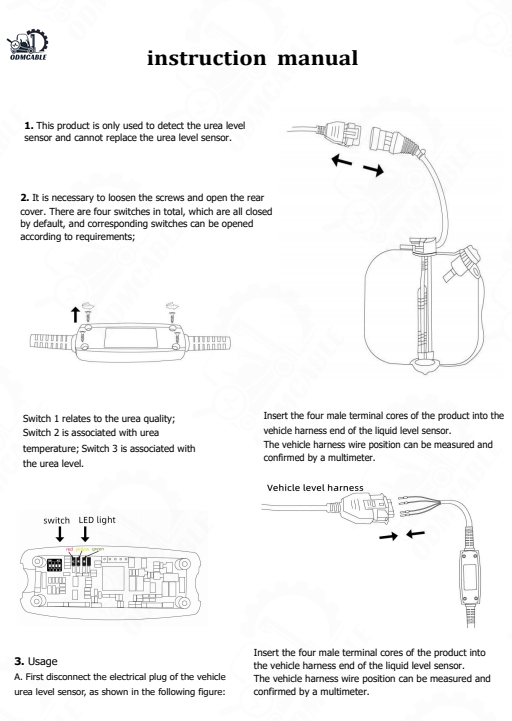 Narzędzie do naprawy czujnika mocznika Xtruck Euro 6 (24V dla ciężar&oacute;wek z silnikiem Diesla) 4